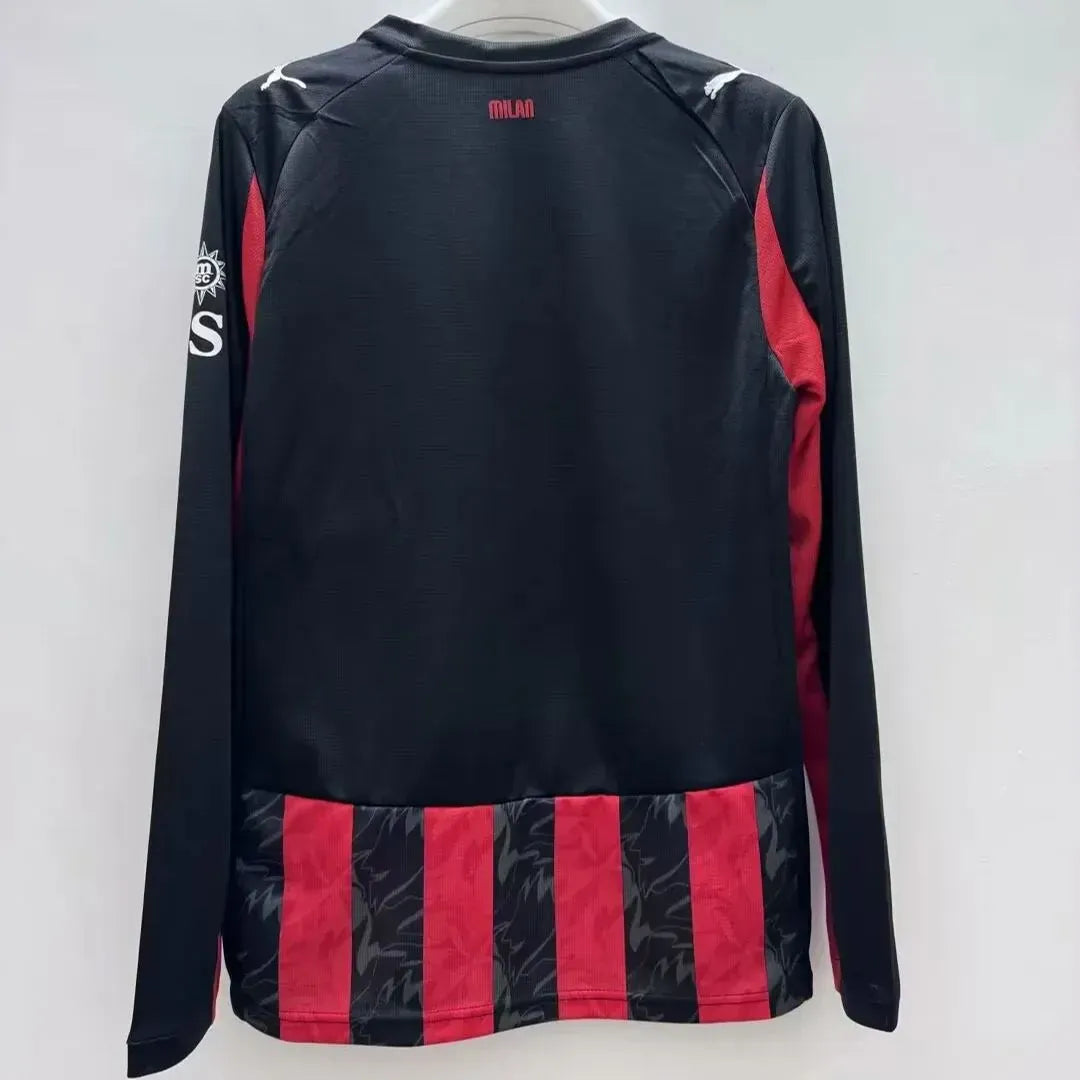 Ac Milan 25/26 Home Kit Long Sleeve