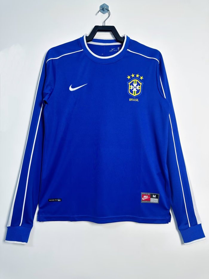 Brazil 1998 Away kit Retro Long Sleeve