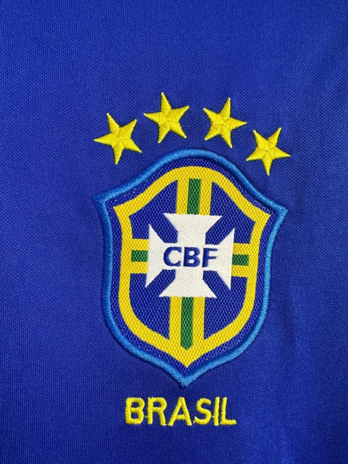 Brazil 1998 Away kit Retro Long Sleeve