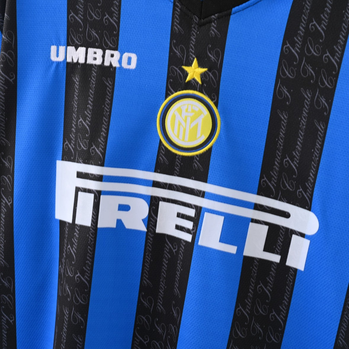Inter Milan 97/98 Home Retro kit Long sleeve