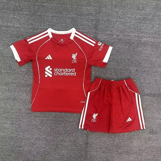 Liverpool 25/26 Home Kids Suit