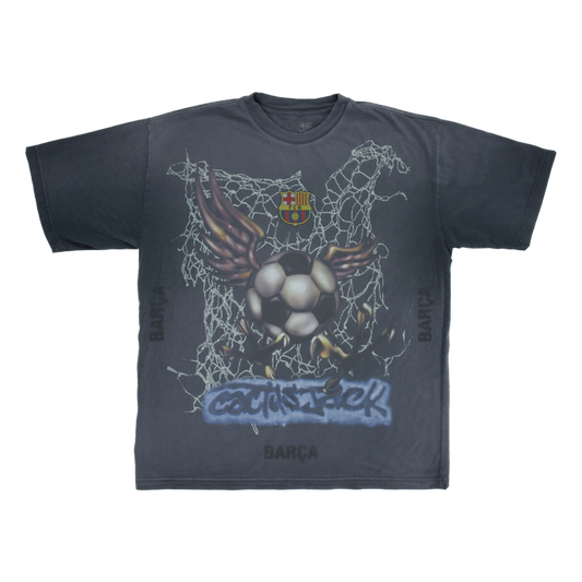 Barcelona X TRAVIS SCOTT Limited Edition WASHED SPRAY LOGO TEE