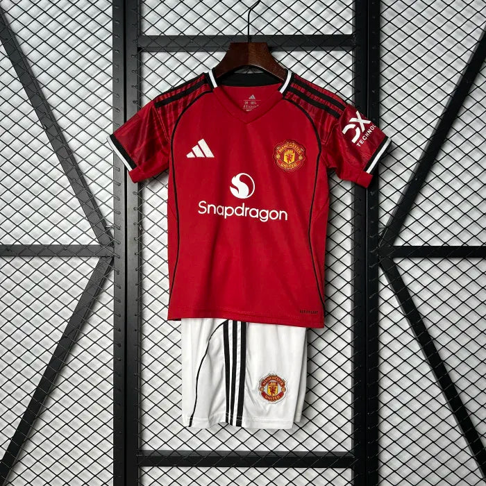 Manchester United 25/26 Home Kids Suit