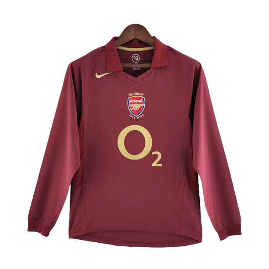Arsenal 2005/06 Retro Home kit Long Sleeve