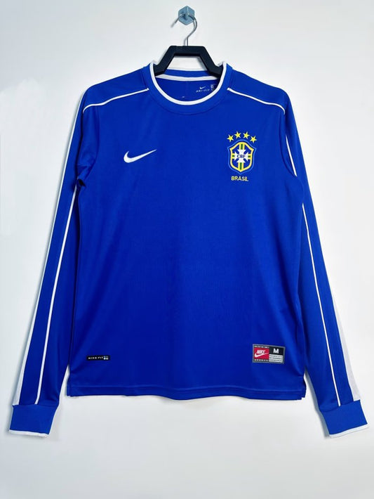 Brazil 1998 Away kit Retro Long Sleeve