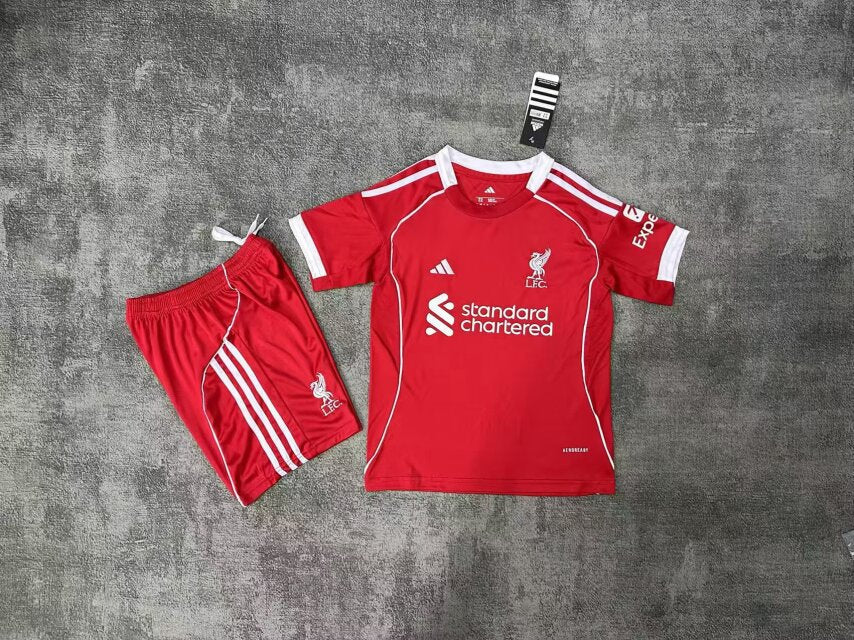 Liverpool 25/26 Home Kids Suit