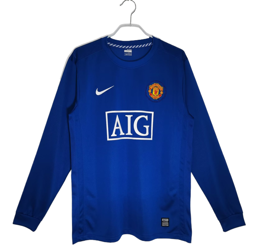 Manchester united 2008/09 Retro Kit Long sleeve
