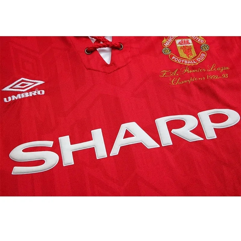 Manchester united 1992/94 Retro Kit (Kopi)