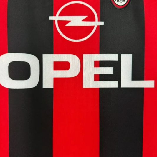 AC milan Home Retro kit 2000/02